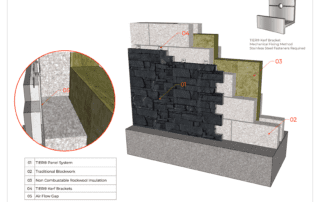 Blockwork ULTRA Mechanically Fixed Method