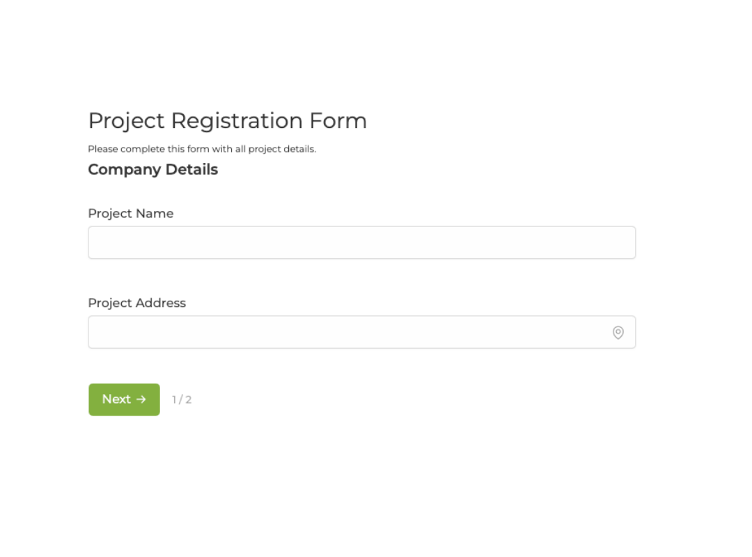 Prject Registration Thumbnail